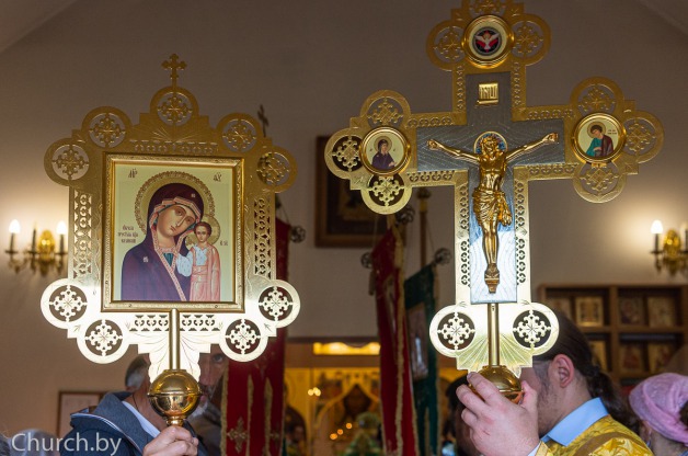 У дзень памяці прападобнага Сергія Раданежскага мітрапаліт Веніямін здзейсніў Літургію ў Сергіеўскім прыходзе горада Мінска