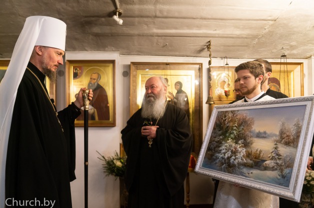 В канун праздника Крещения Господня Митрополит Вениамин совершил всенощное бдение в храме Богоявления Господня города Минска