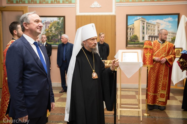 В Белорусском национальном техническом университете состоялась встреча руководства, преподавателей и студентов с Митрополитом Вениамином